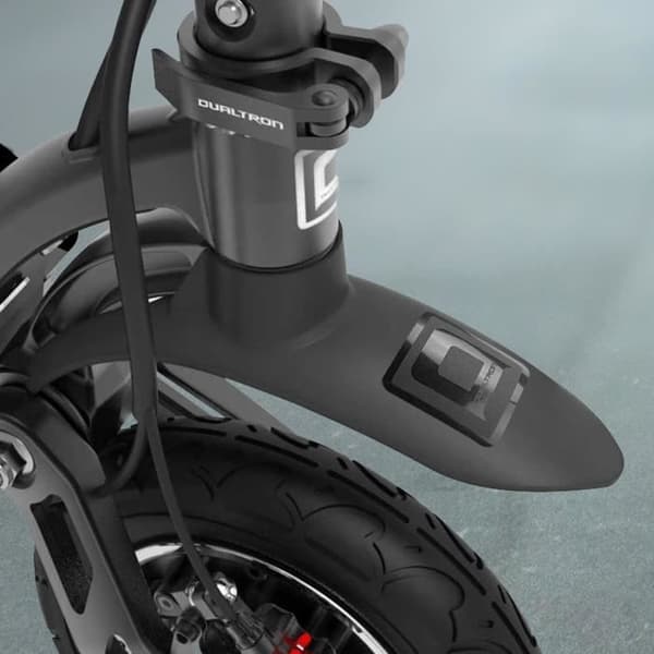 Svart framskärm till Dualtron 2, Spider, Ultra Scooter