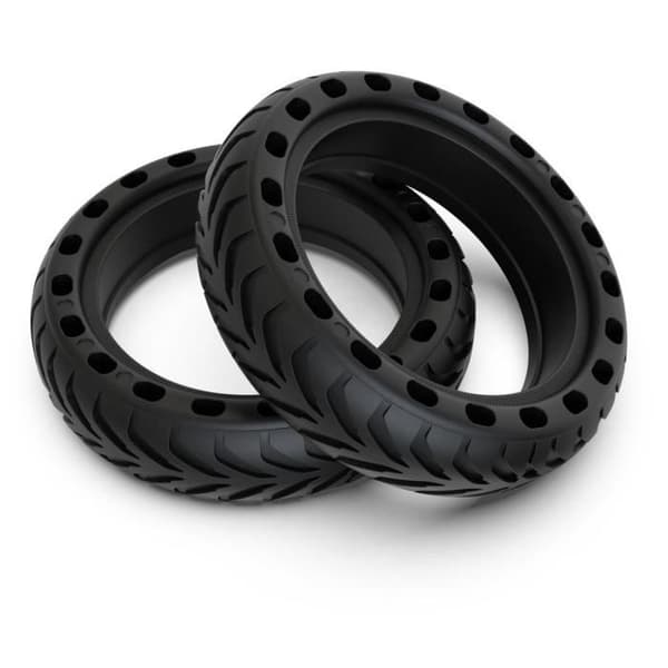 Dimpled däck gjorda för Xiaomi M365, 1S, Essential, Pro, Pro 2 Solid Tire X2 - Xiaomi - Svart - Vuxen