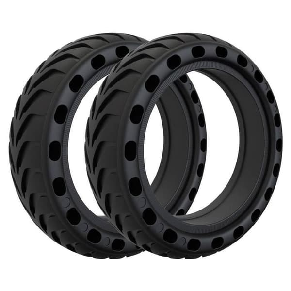 Dimpled däck gjorda för Xiaomi M365, 1S, Essential, Pro, Pro 2 Solid Tire X2 - Xiaomi - Svart - Vuxen