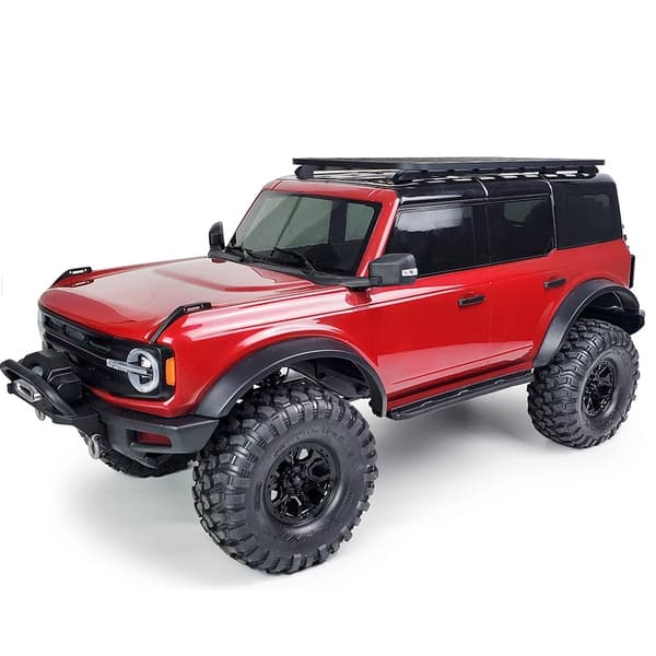 RC-auto kattoteline, simuloidut koristeet, päivitysosat, 1/10 RC Crawler -auto TRX4 Bronco