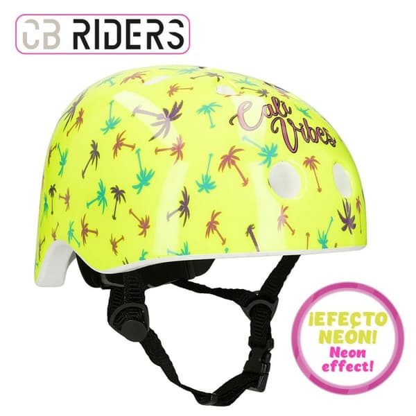 Cykelhjälm för barn Colorbaby Neon Cali Vibes Gul (4 antal)