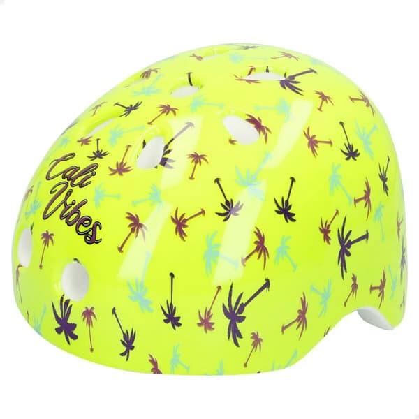 Cykelhjälm för barn Colorbaby Neon Cali Vibes Gul (4 antal)