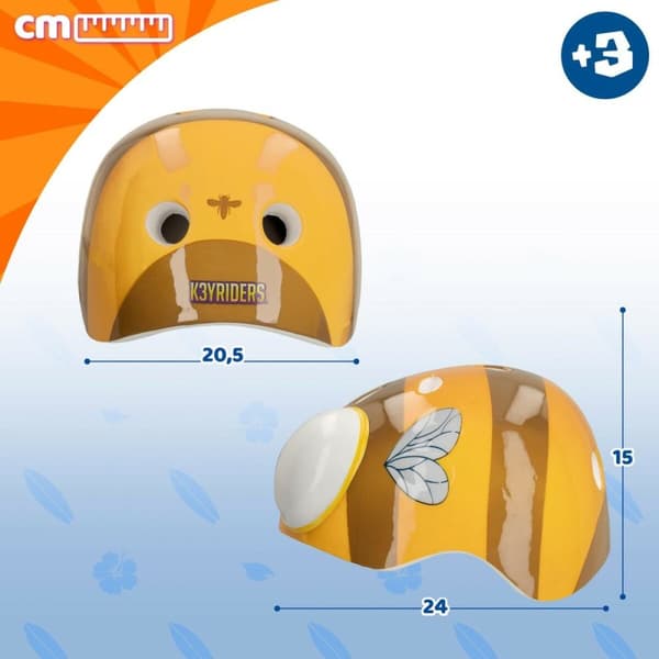Hjälm för barn K3yriders BEE 52-55 cm (4 antal)