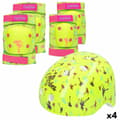 Miniatyrbillede 1 af 7: Sportsbeskyttelsessæt Colorbaby Neon Cali Vibes Gul (4 enheder)