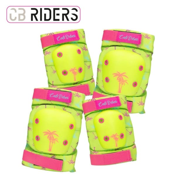 Urheilusuojasetti Colorbaby Neon Cali Vibes Keltainen (4 osaa)
