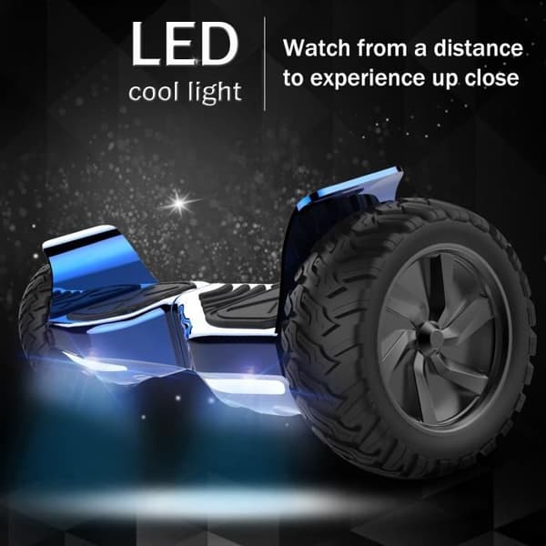 Evercross Hoverboard - Hummer-modell - All Terrain - Elektrisk skoter - 8,5'' Segway - Blå