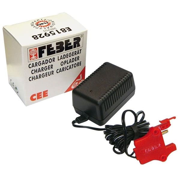 Batteriladdare för 12V Elfordon - FEBER - Svart - Blandat