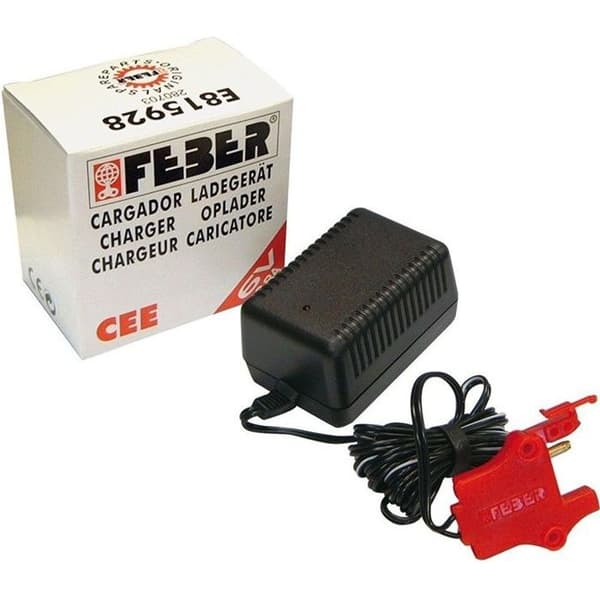 Batteriladdare för 12V Elfordon - FEBER - Svart - Blandat