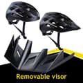 Miniatyrbillede 7 af 9: Cykelhjelm til voksne Dunlop M Sort LED Lys