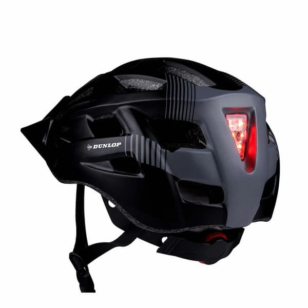 Cykelhjelm til voksne Dunlop M Sort LED Lys