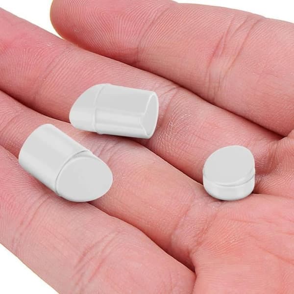 Rostfria skruvar och stänkskyddspluggar kit för Xiaomi M365 skoter Vit