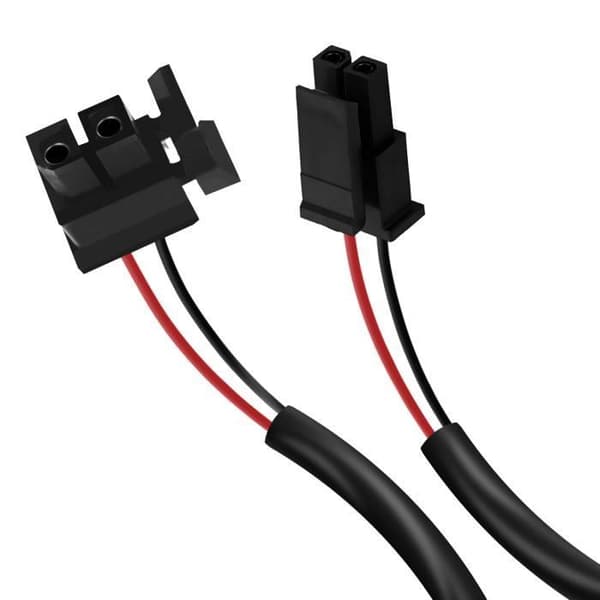 Bakre LED Anslutningskabel till Original Scooter Controller Svart
