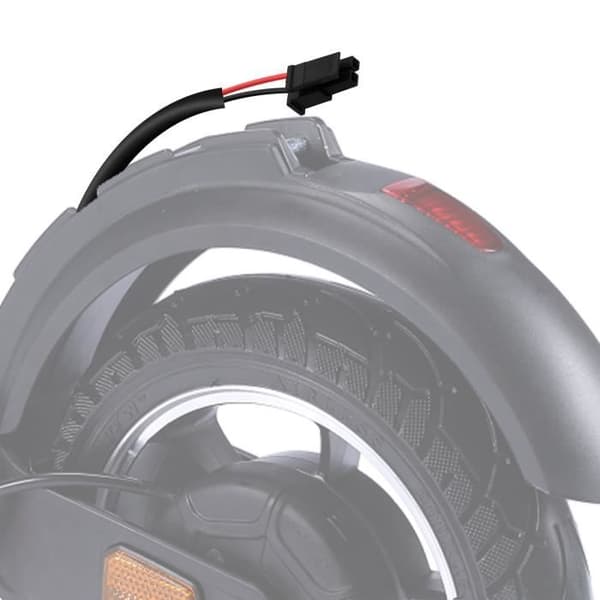 Bakre LED Anslutningskabel till Original Scooter Controller Svart