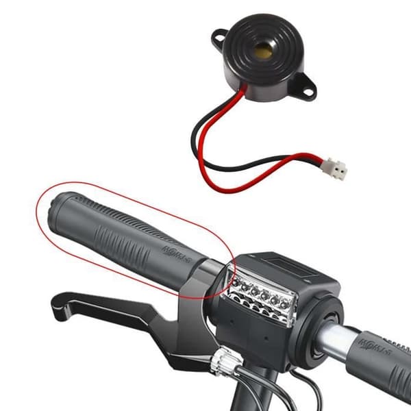 Horn för E-Twow Scooter 36V till 48V Svart