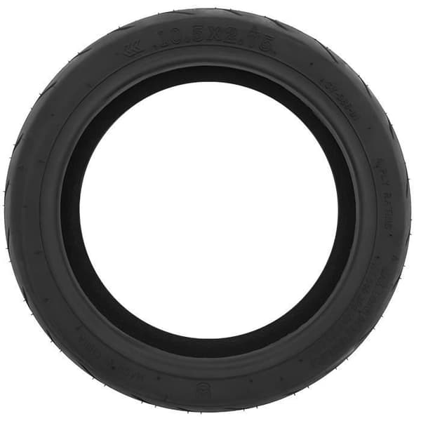10,5'' däck för Ninebot Segway P65 och P100 skoter punkteringssäker svart
