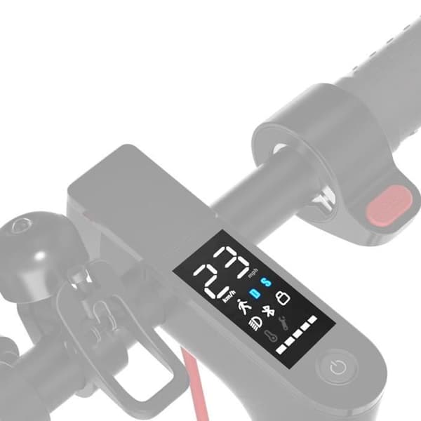 Dashboard för Xiaomi Pro 2, 1S och Essential Scooter Black