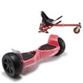Pikkukuva 1 / 6: Pack Hoverboard Jousituksilla Go Kart, 8.5 tuumaa, Hummer Red, Standard Range ja punainen istuin jossa on kaksoisjousitussarja