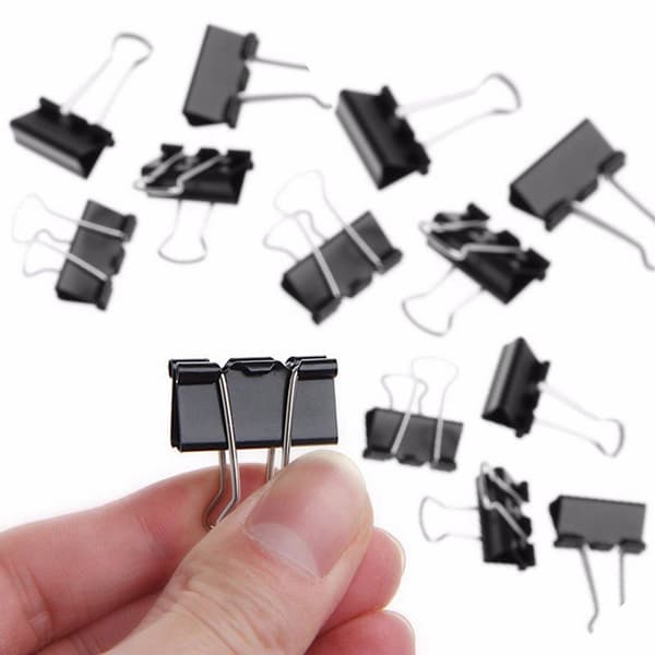 Dokumentclips 32mm 12 stk.