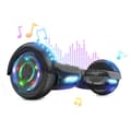 Miniatyrbild 1 av 5: Hoverboard 6.5 Tum med Bluetooth och LED - RCB - Perfekt Present för Barn Svart