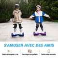 Miniatyrbild 5 av 6: Hoverboard RCB 6,5 tum Bluetooth LED Karting Justerbar Rosa