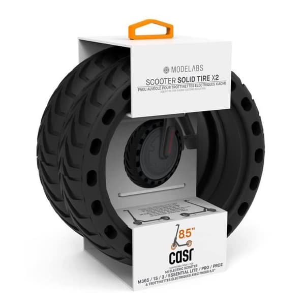 Casr skoterdäck, innerslang Pack 2 Anti-Puncture Honeycomb däck 8,5 tum för CASR elektrisk skoter
