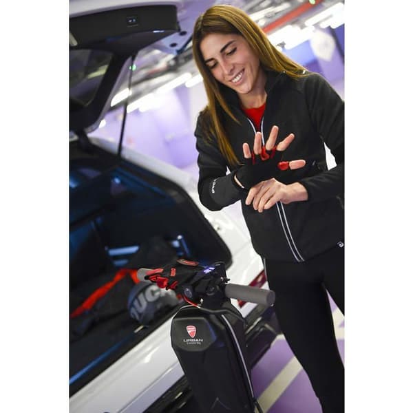 Handskar (vante) - DUCATI - Svart - Antivibrationsgel