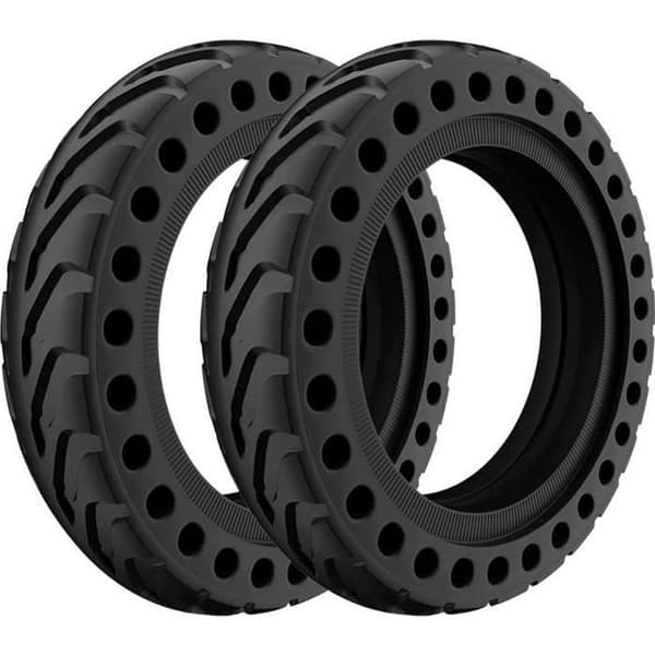 Punkteringsfri däck för Xiaomi M365 M365 PRO Essential Wispeed T855 T850 - 8,5 tum fram- och bakhjul [Paket 2] Phonillico®