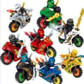 Miniatyrbild 1 av 4: Byggset för barn TD® 8-modeller Kan sättas ihop till en cool motorcykel Handgjorda leksaker