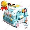 Miniatyrbild 1 av 4: TD® Fun Q Meng pusselbuss tidig utbildning bil barns upplysning elektriskt ljud och lätt universell leksaksbil