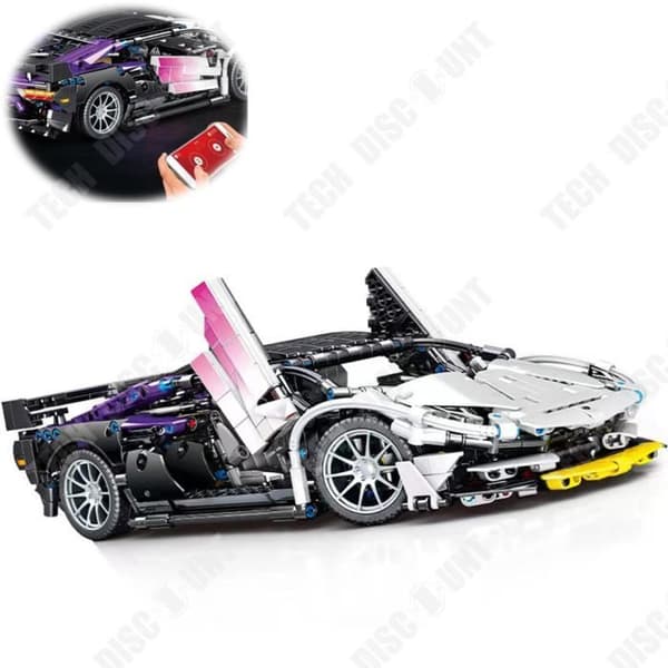 TD® Byggklossar Byggmaskiner Hurricane Gini-kompatibel Lego Födelsedagspresent Leksaksracing Rambo Leksaksbil
