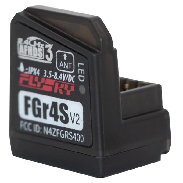 FGR4S V2 Vastaanotin, 2.4GHz Taajuus, 200m Kantama,musta