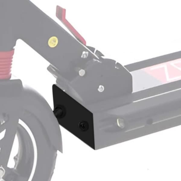 Cachebatteri fram för Trottinette Zero 8 V1 och V2 Original Zero Svart