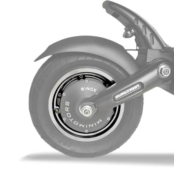 2 Halvringar för Dualtron New, Eagle, Togo Limited och Victor Luxury Minimotors Svart