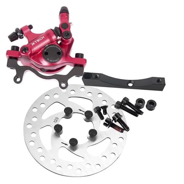 Xtech Bromsatskit för Xiaomi M365 Semi-hydraulisk Röd