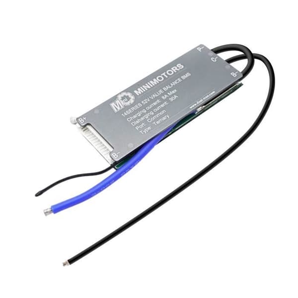 BMS-batteri V1 52V för Dualtron Mini med anslutningsband Minimotors Svart