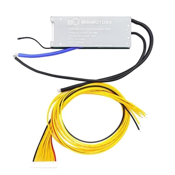 BMS-batteri V1 52V för Dualtron Mini med anslutningsband Minimotors Svart