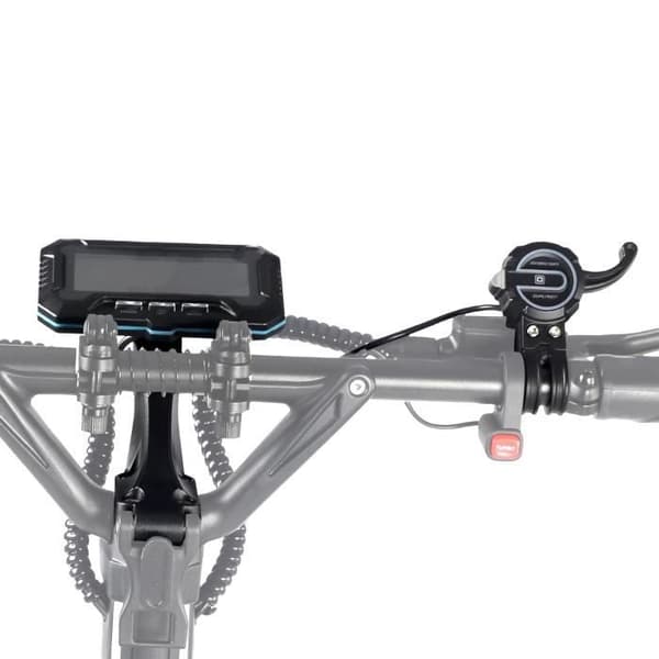 Kit Trottinette Dualtron Skärmvisare EY4 + Gaspedal + Minimotors Stöd Svart