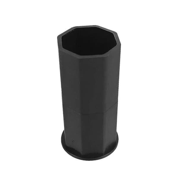 Cache hexagonal rör i järn för Trottinette Zero 10, 9 och 8 Original Zero svart