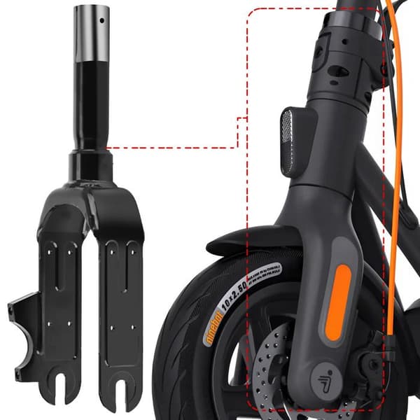 Framgaffel för Ninebot F2 och F2 Plus Original Ninebot Svart
