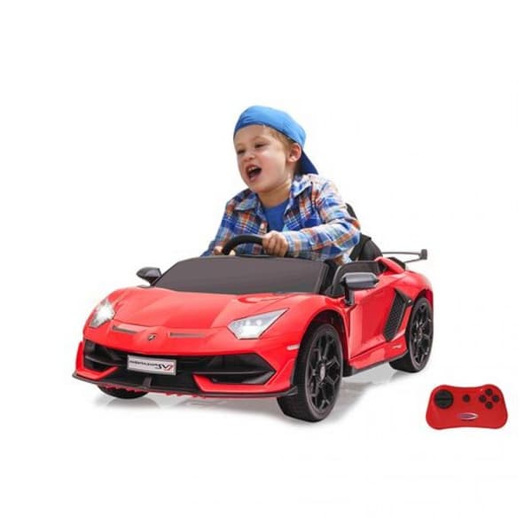 Elbil - JAMARA - Lamborghini Aventador SVJ - Röd - 12V - Bluetooth