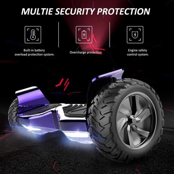 All Terrain Hoverboard 8,5" - CITYSPORTS - Hummer SUV 700W - Blandat - Gul - HIP-HOP