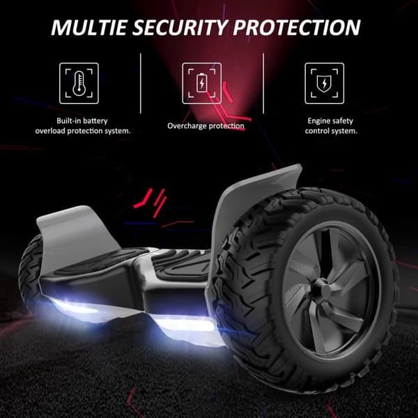 8,5" All Terrain Hoverboard, 700W Hummer SUV Hoverboard, Bluetooth och APP-funktion