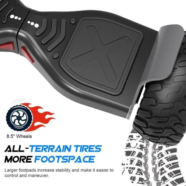 8,5" All Terrain Hoverboard, 700W Hummer SUV Hoverboard, Bluetooth och APP-funktion