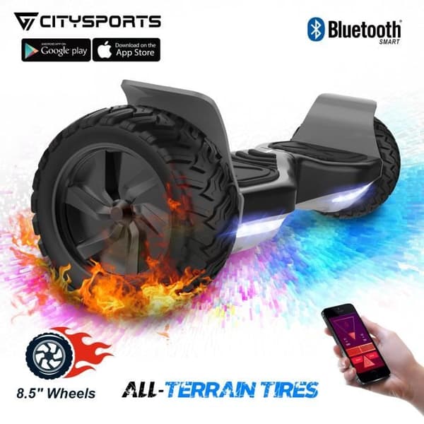 8,5" All Terrain Hoverboard, 700W Hummer SUV Hoverboard, Bluetooth och APP-funktion