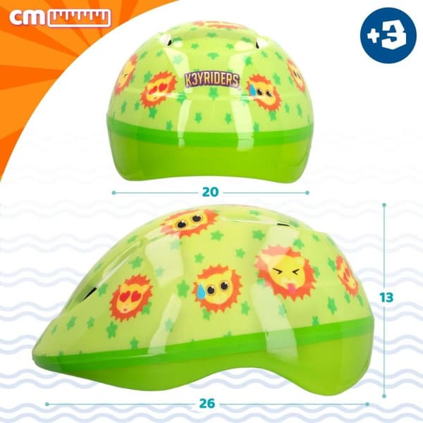 Hjälm för barn K3yriders Lion 52-55 cm (4 antal)