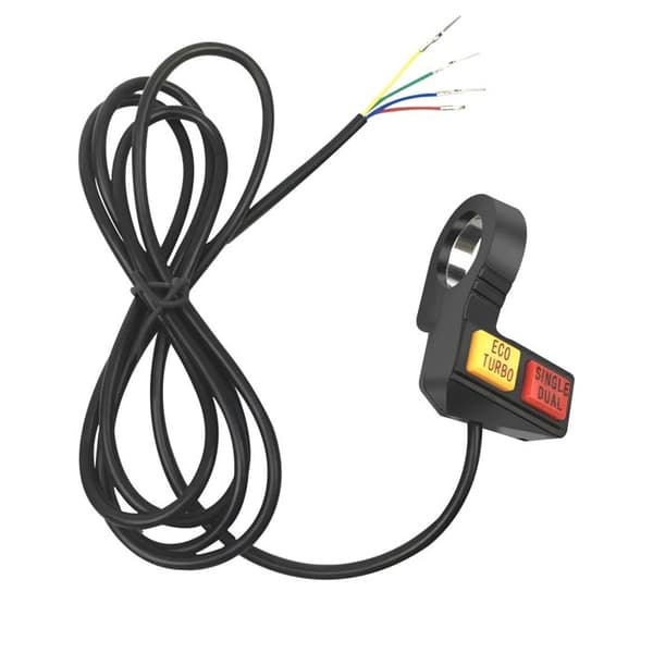 Eco / Turbo-brytare och Single / Dual för Zero 8X, 10X och 11 Zero Svart