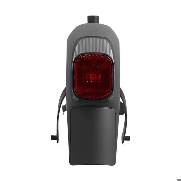 Bakskärm för Ninebot Segway E2 Pro med LED och Ninebot-stöd i svart