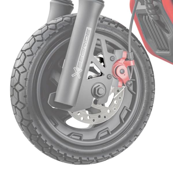 Bromsskiva 120mm för Ninebot Segway ZT3 Pro Original Ninebot Silver