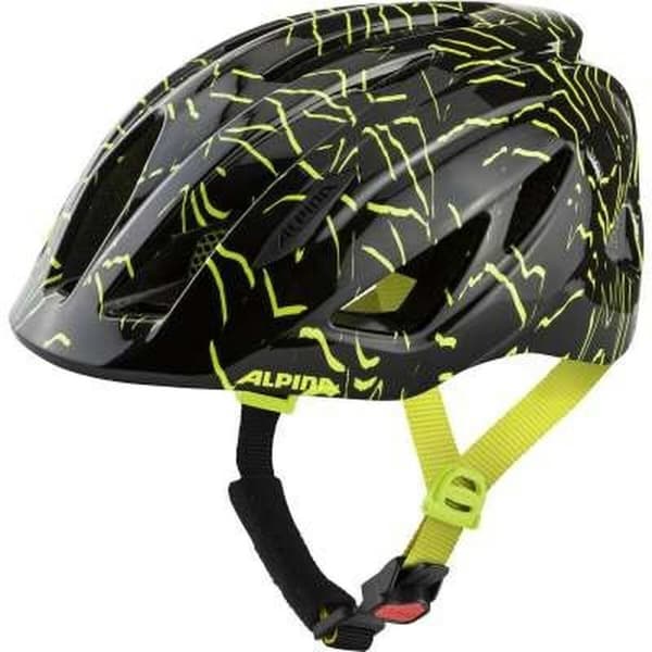 Cykelhjälm för vuxna Alpina A9761133 Gul Svart Tryck