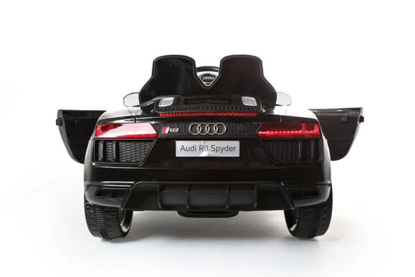 Elektrisk børnebil - batteribil - Audi R8 Spyder - sort